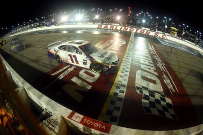 Denny Hamlin Earns Second Win Of The Season Toyota