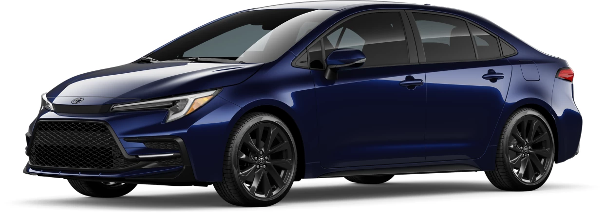 What does the Corolla SE offer for features?