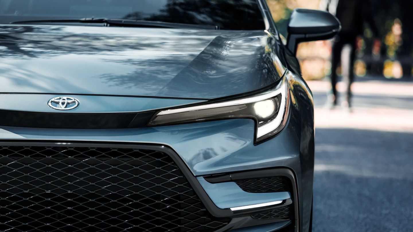 2026 Toyota Corollar 2026 Toyota Corolla XSE shown in Celestite