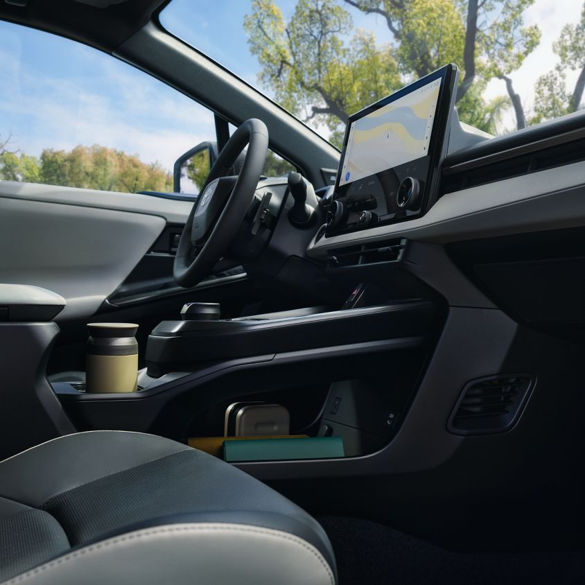 2026 Toyota BZ driving near Bremerton, Washington.