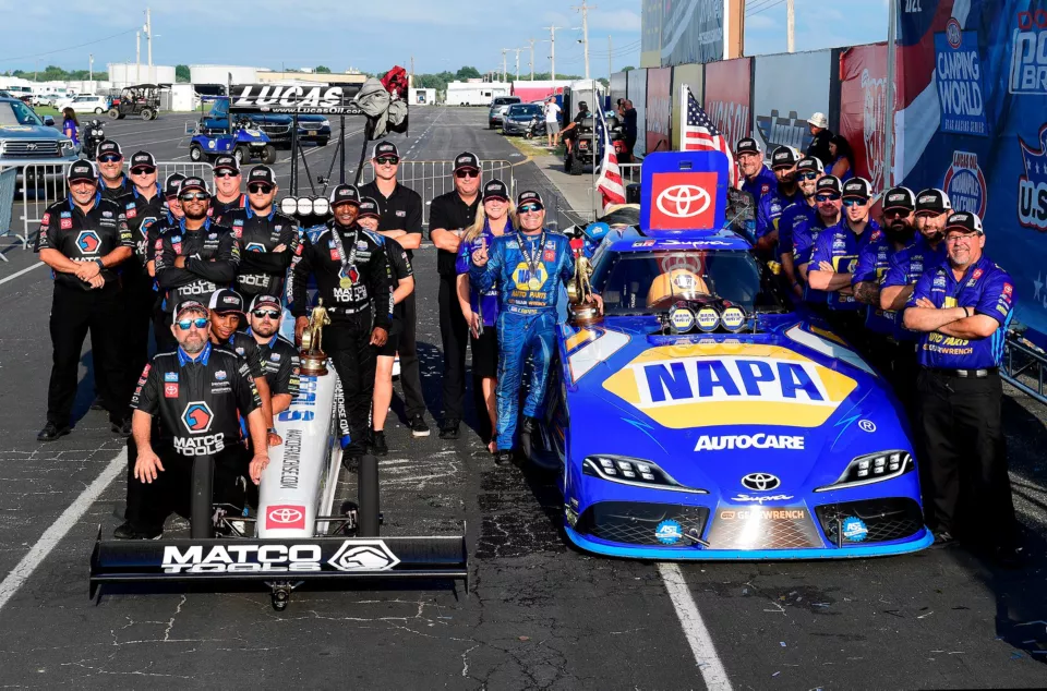 Antron Brown clinches third NHRA Top Fuel championship