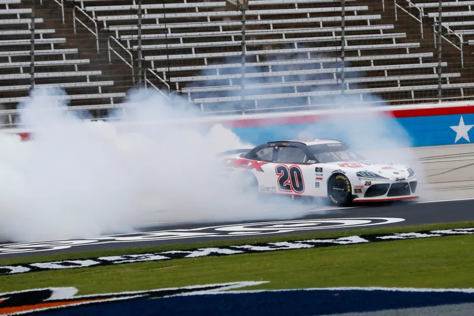 Harrison Burton Wins at Texas Motor Speedway Toyota