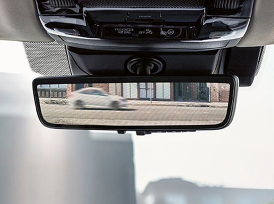This toggle under your rearview mirror has a function