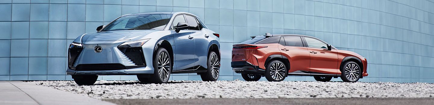 The all-new 2024 Lexus RZ shown off near Los Angeles