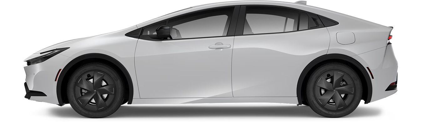 2026 Prius LE AWD shown in Wind Chill Pearl.