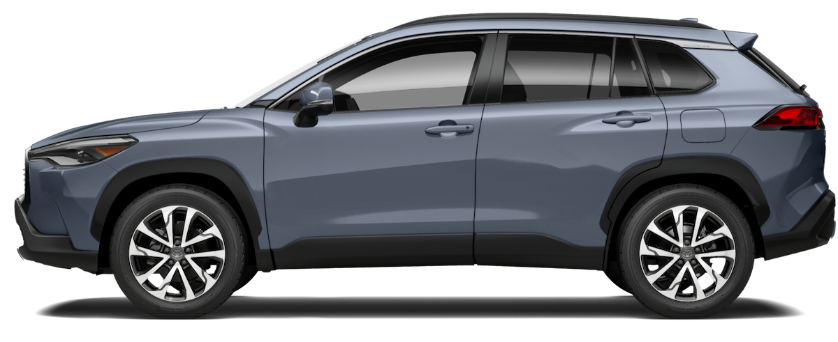 2023 Corolla Cross XLE shown in Celestite