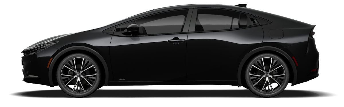 2023 Prius Limited AWD shown in Midnight Black Metallic.