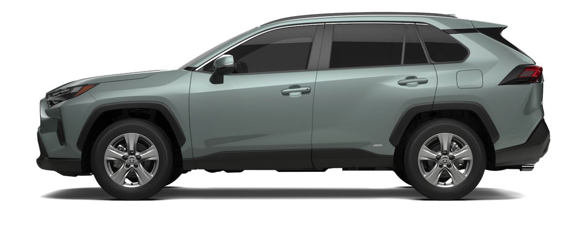 2023 RAV4 Hybrid XSE shown in Magnetic Gray Metallic/Midnight Black Metallic Roof