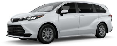 Toyota exterior rendering of the 2026 Sienna LE