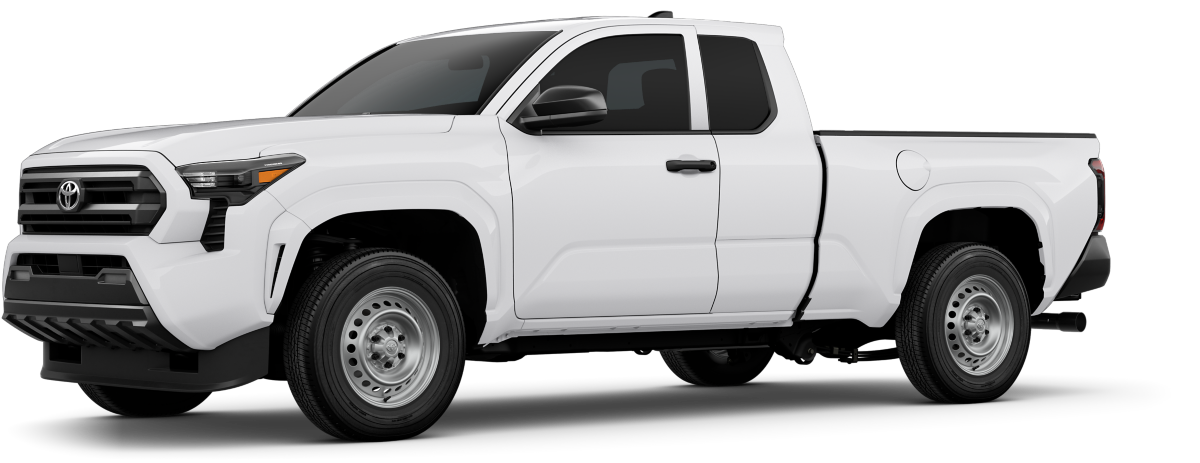 2026 Toyota Tacoma SR exterior front three-quarter view - official Toyota USA