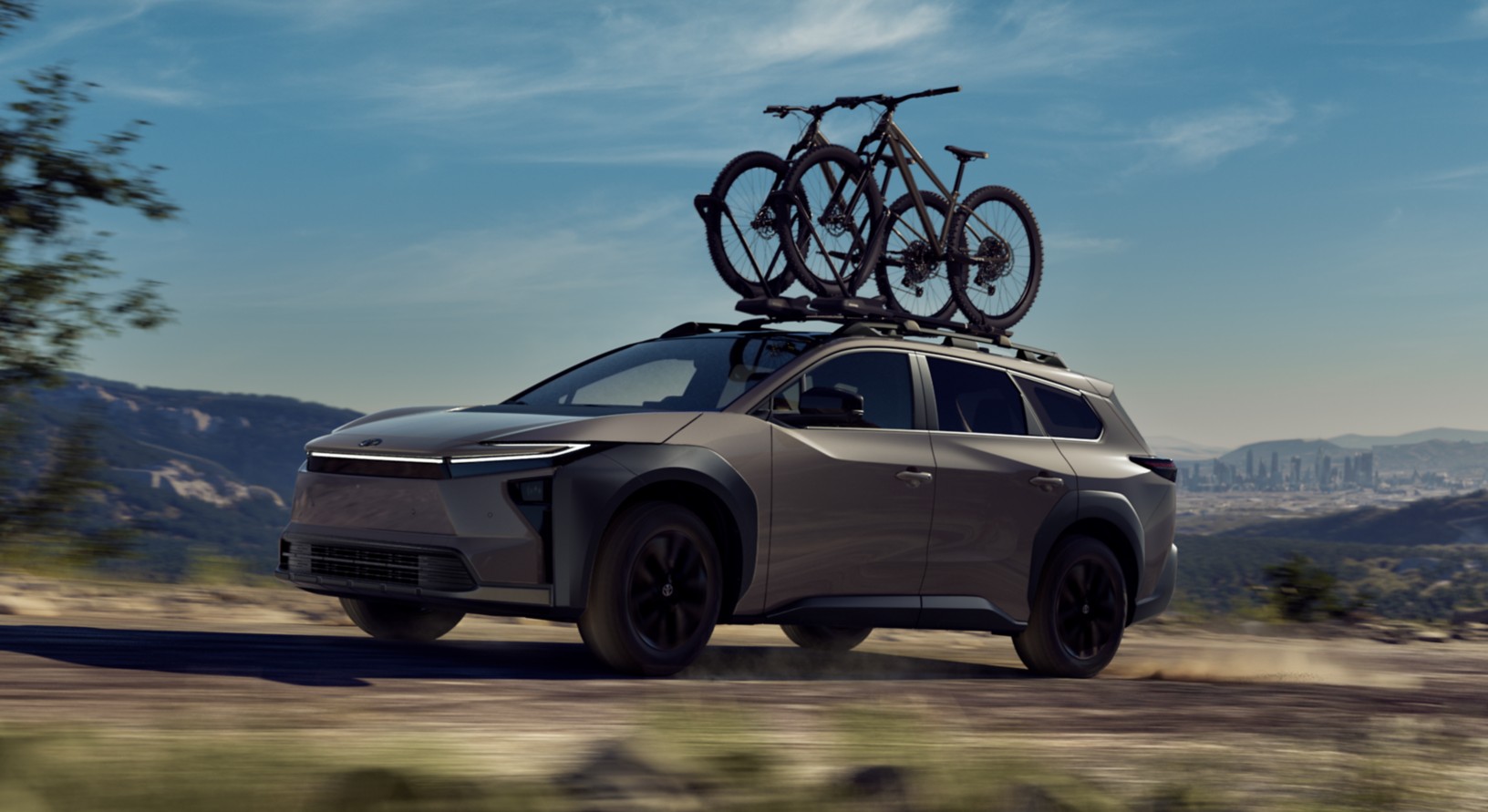 2026 Toyota bZ woodland with full bike rack