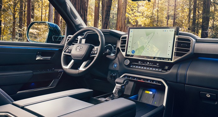 2023 Toyota Sequoia interior shown.