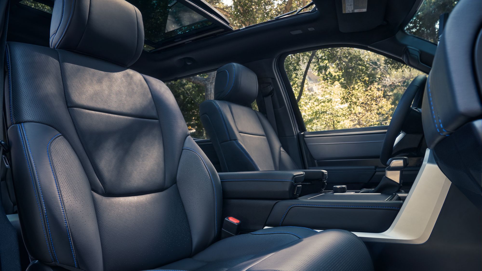 Platinum CrewMax interior shown in Black.