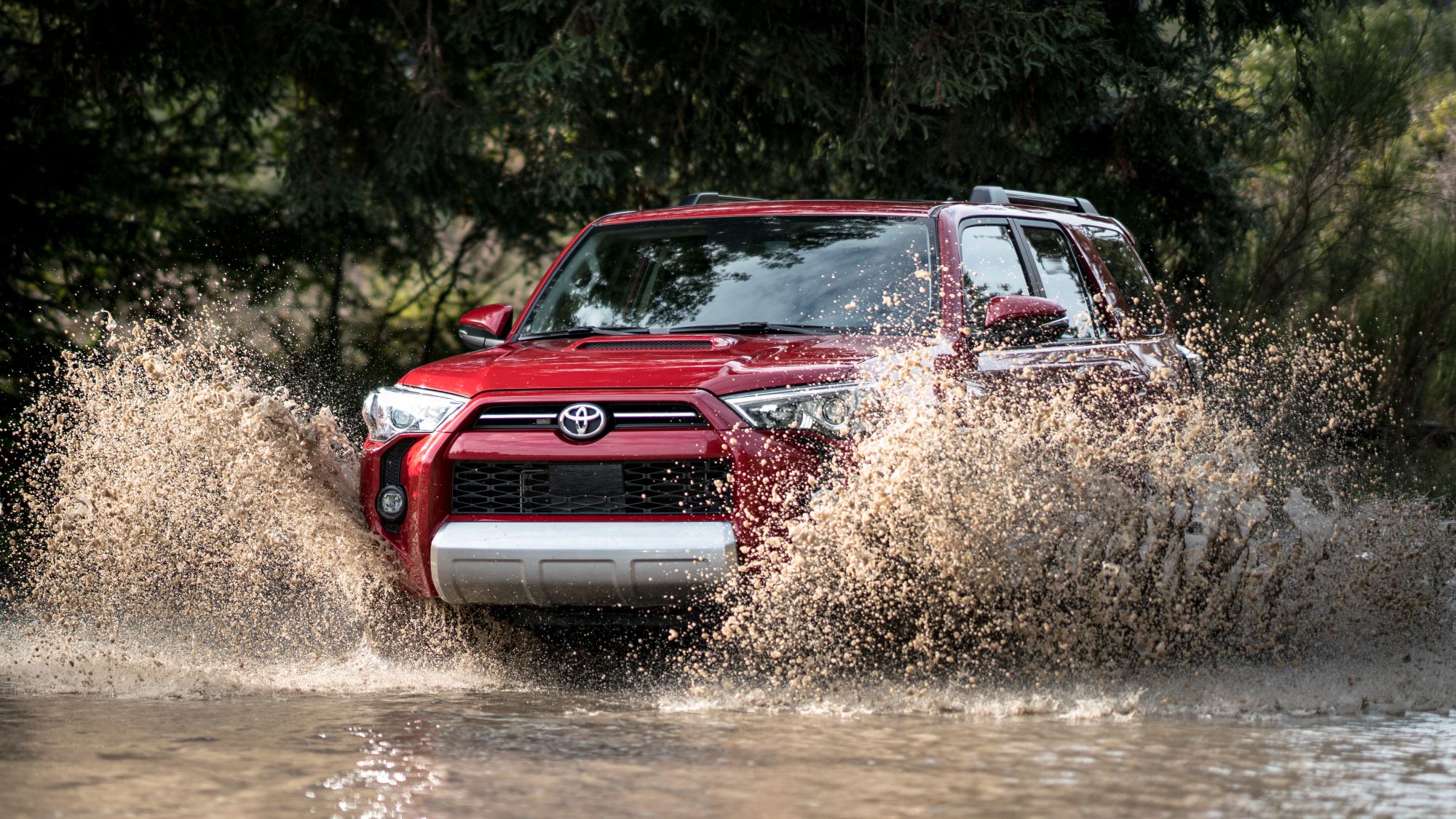 TRD Off-Road Premium shown in Barcelona Red Metallic