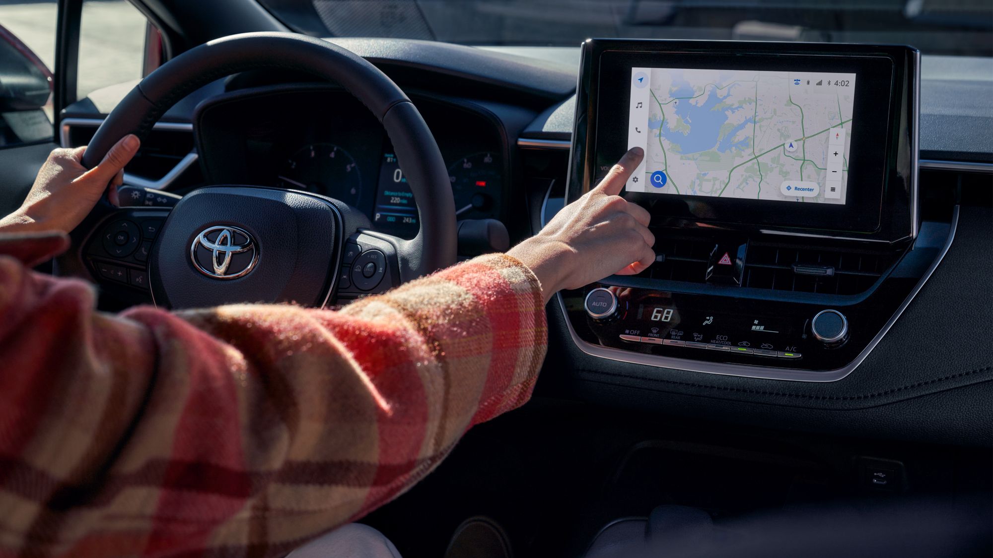 Hybrid SE AWD interior shown in Black premium fabric trim.
