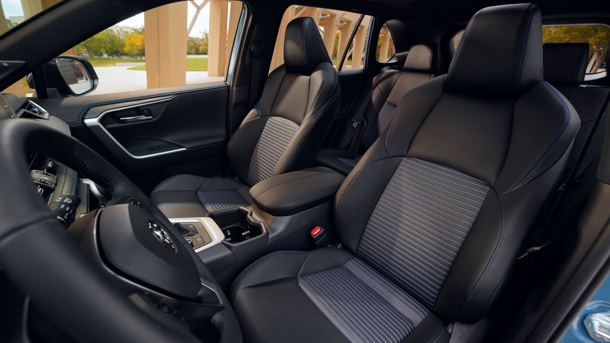 The front interior design of the rav4