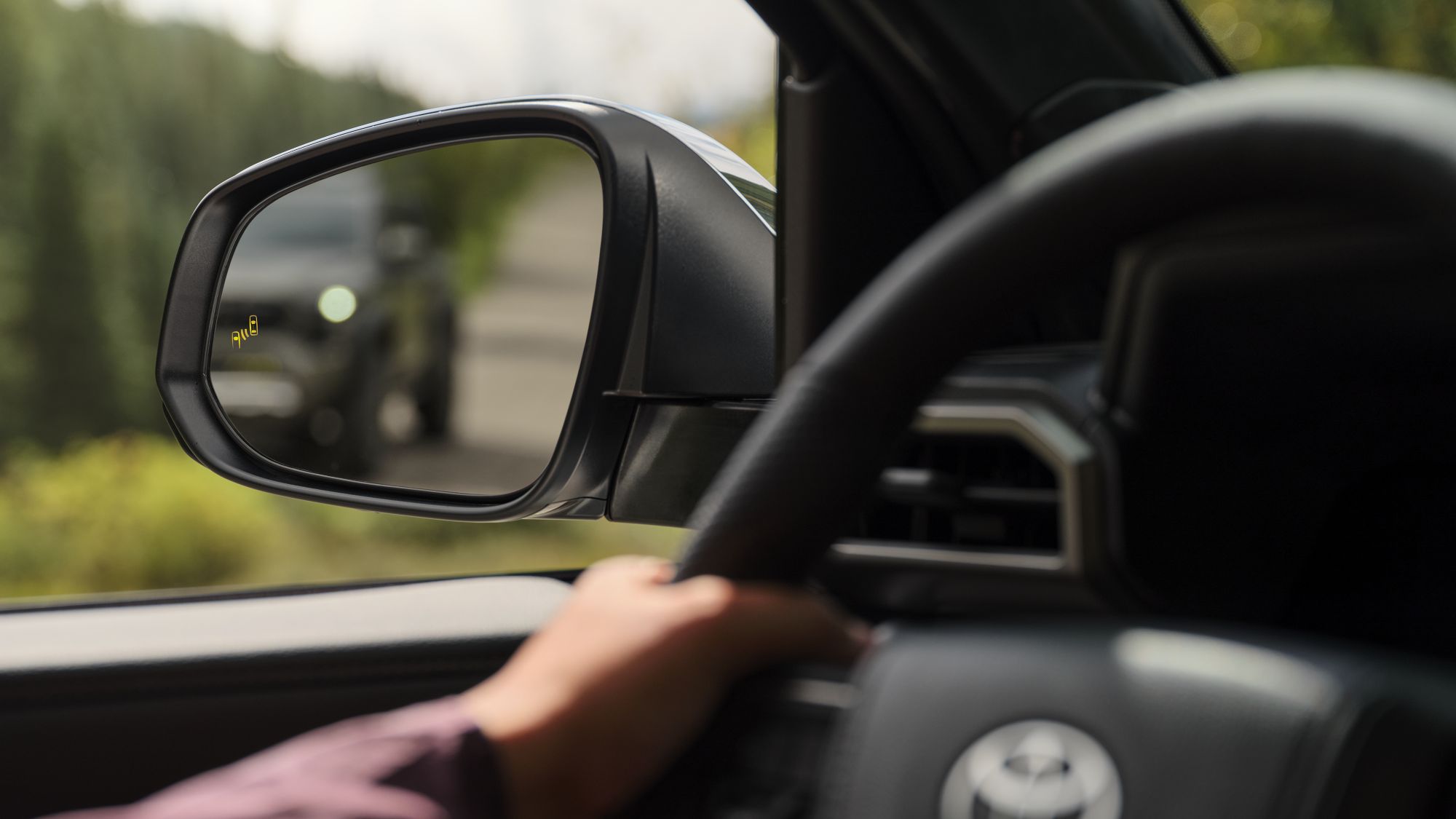 The sideview mirror sensor in the tacoma