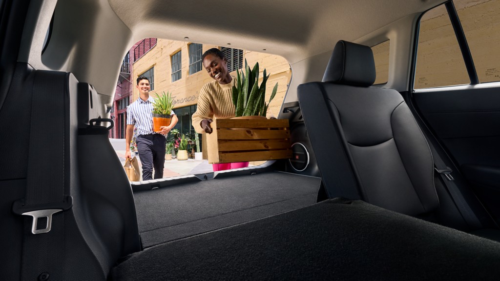 Corolla Cross cargo space