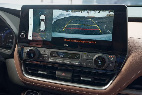 Panoramic view monitor for 2025 Toyota Highlander