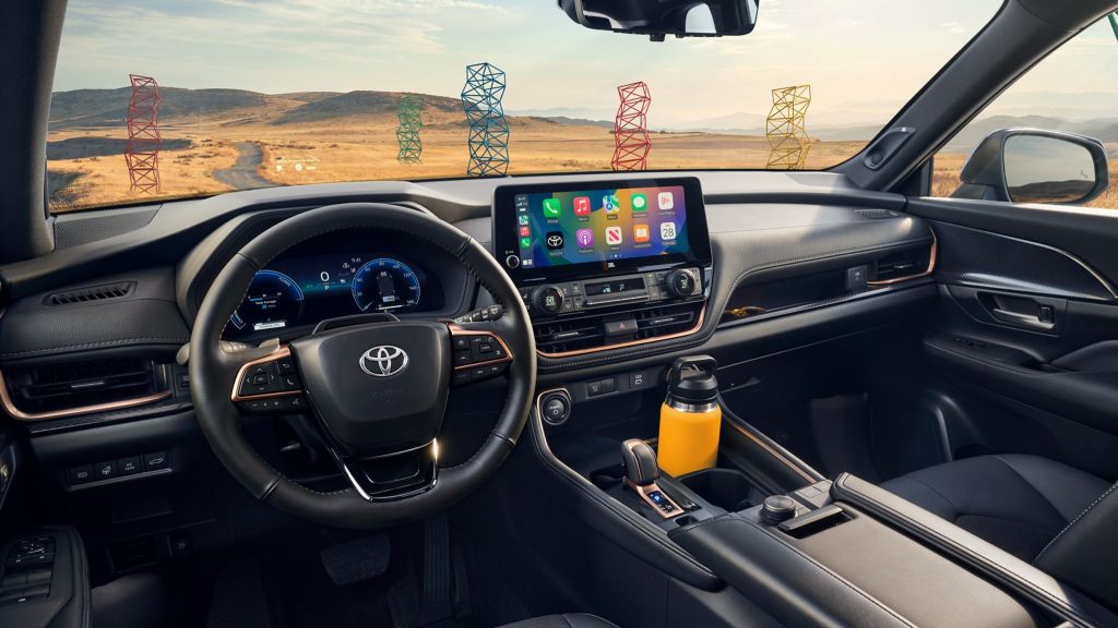 Toyota Highlander front seat interior dashboard