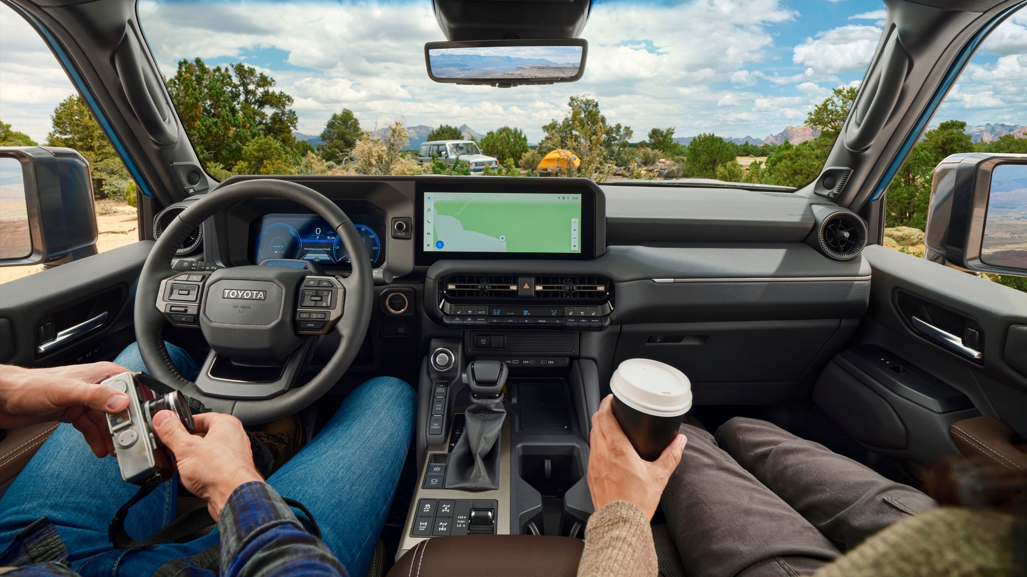 Toyota Land Cruiser interior dashboard