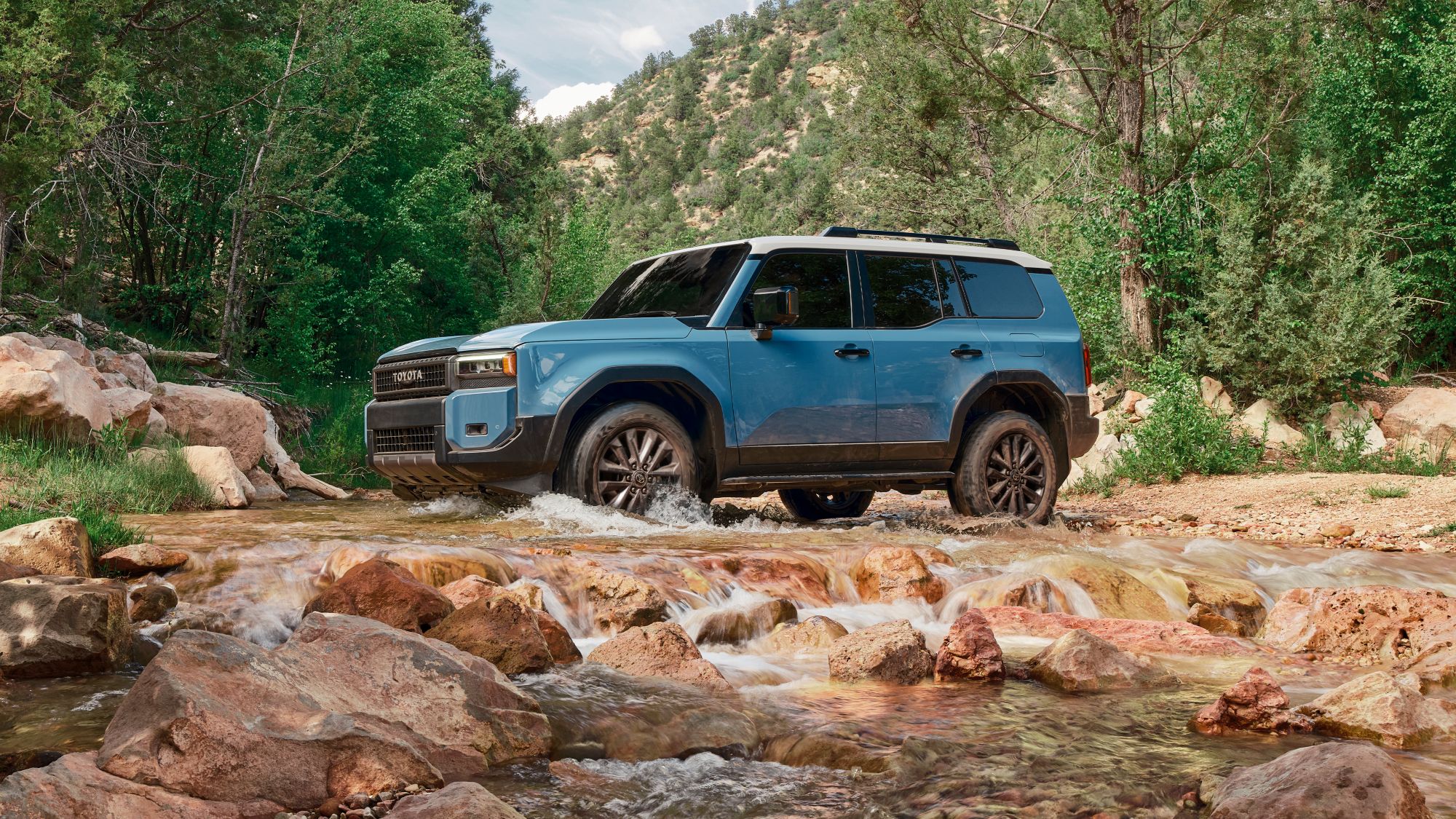 2025 Toyota Land Cruiser in Heritage Blue
