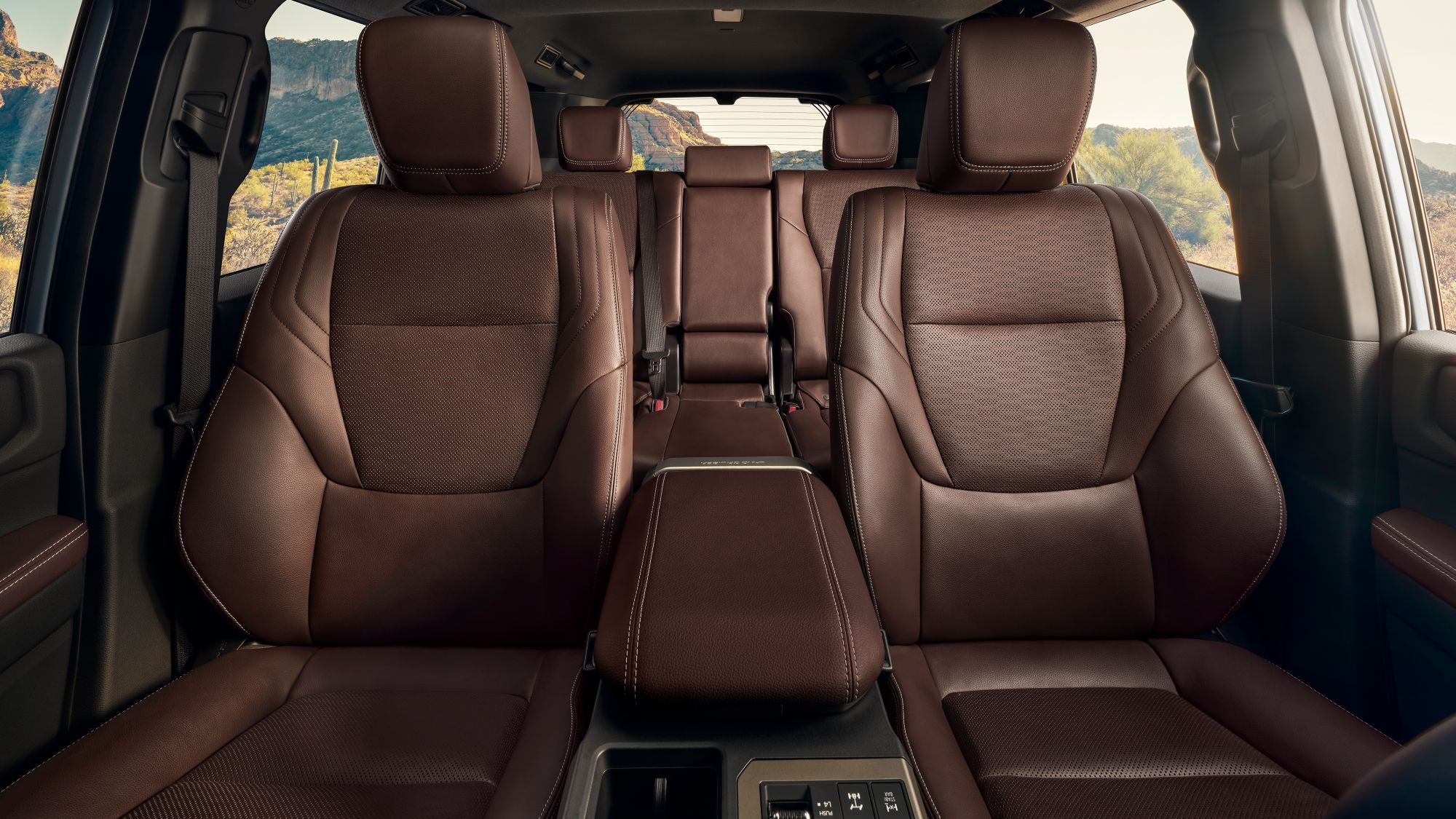 2025 Toyota Land Cruiser Front and backseats