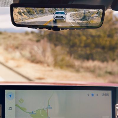 Digital Rearview Mirror in Toyota Sequioa
