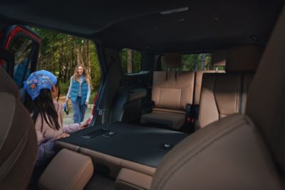 Loading gear into the back of a Toyota 4Runner