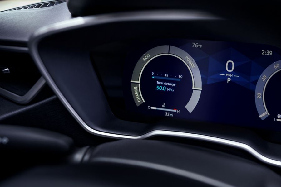 Toyota Corolla touchscreen and dashboard