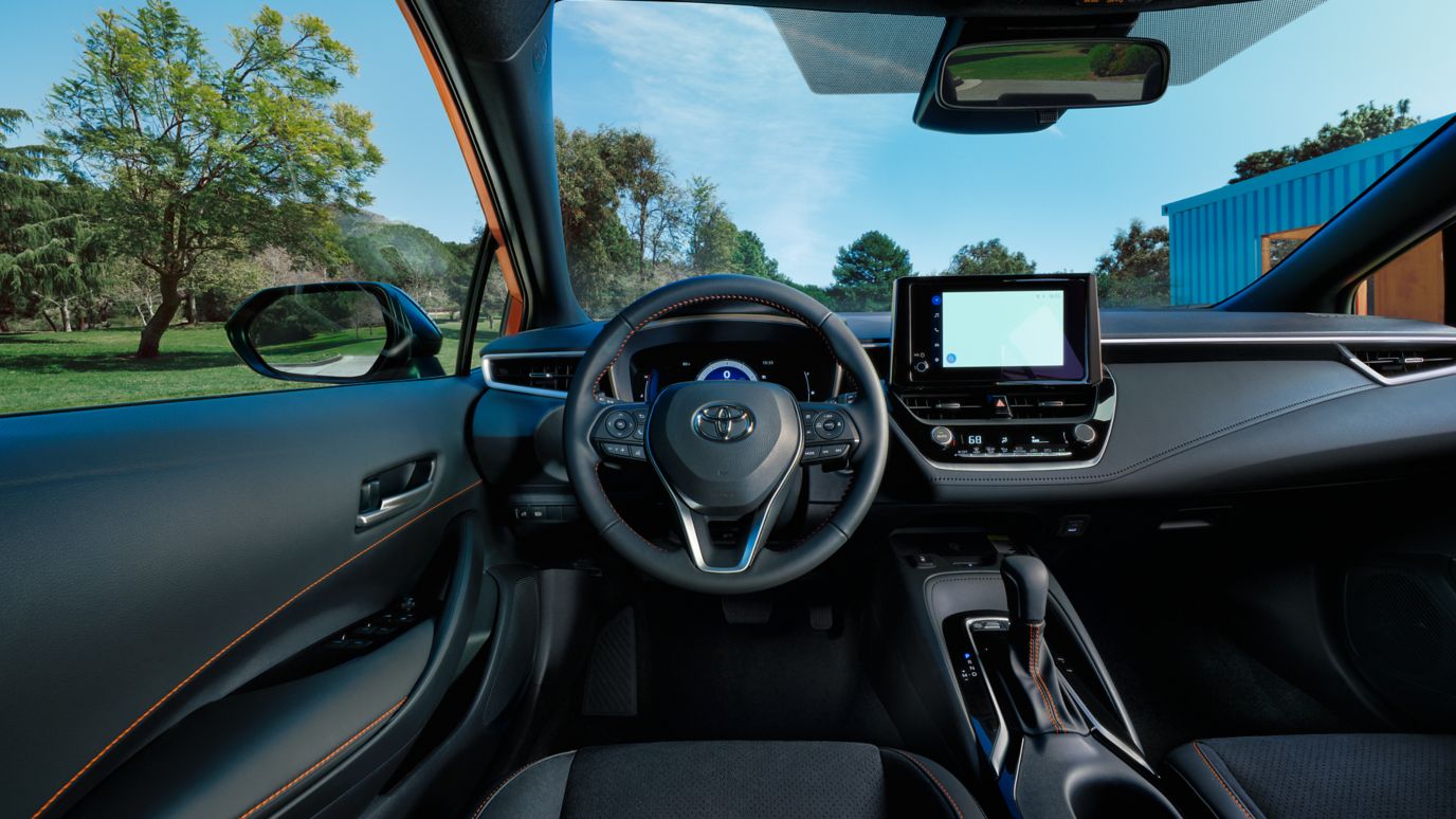 2026 Corolla hatchback FX front interior dashboard