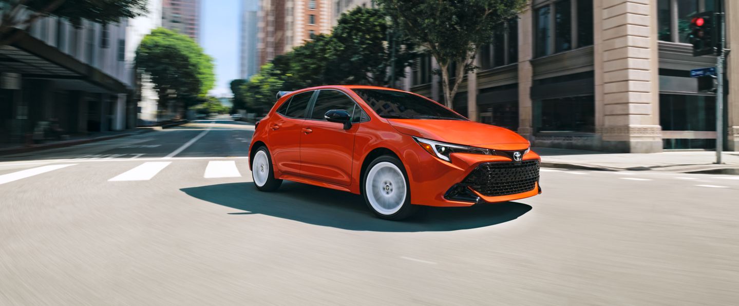 Red 2026 Toyota Corolla Hatchback FX
