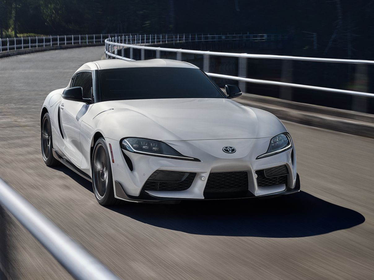 Toyota GR Supra turbocharged inline-six sports coupe exterior