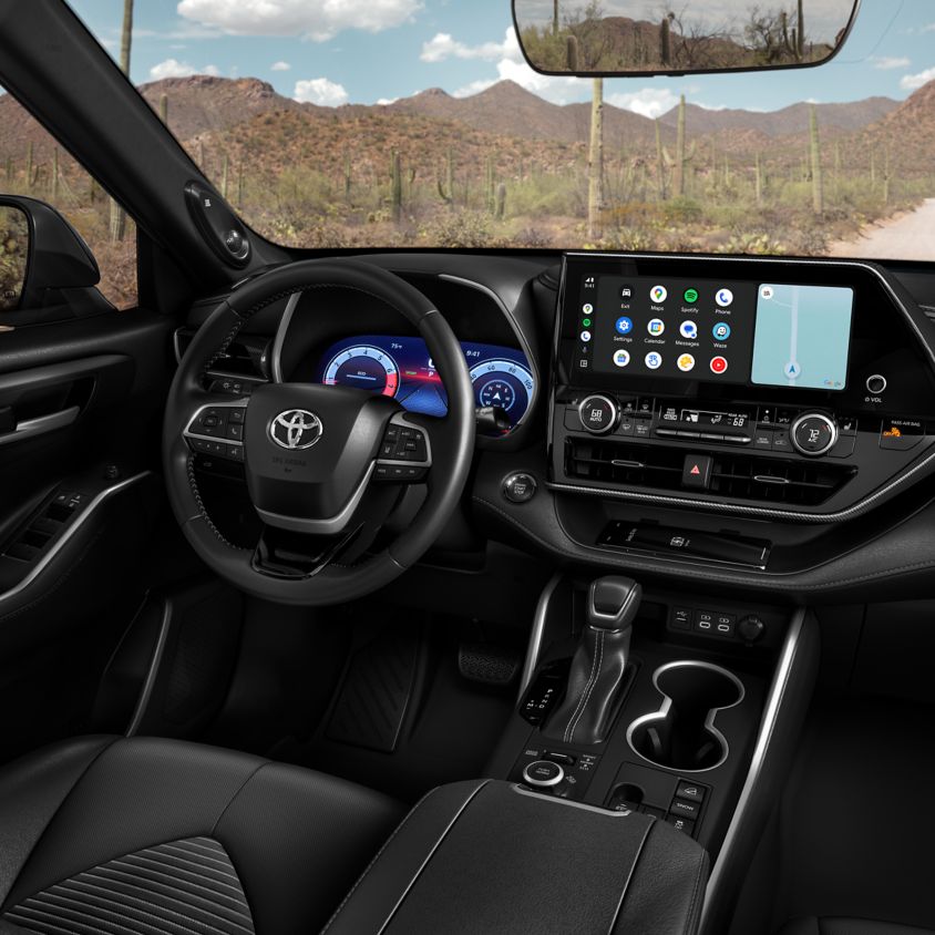 2027 toyota highlander interior dashboard