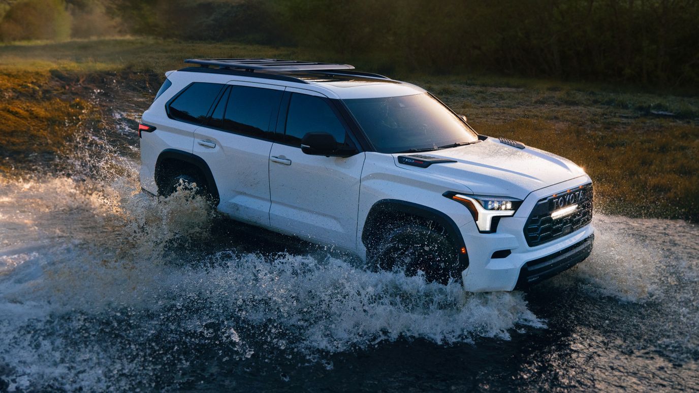 2026 Toyota Sequoia TRD Pro profile view at Claremont Toyota in Claremont