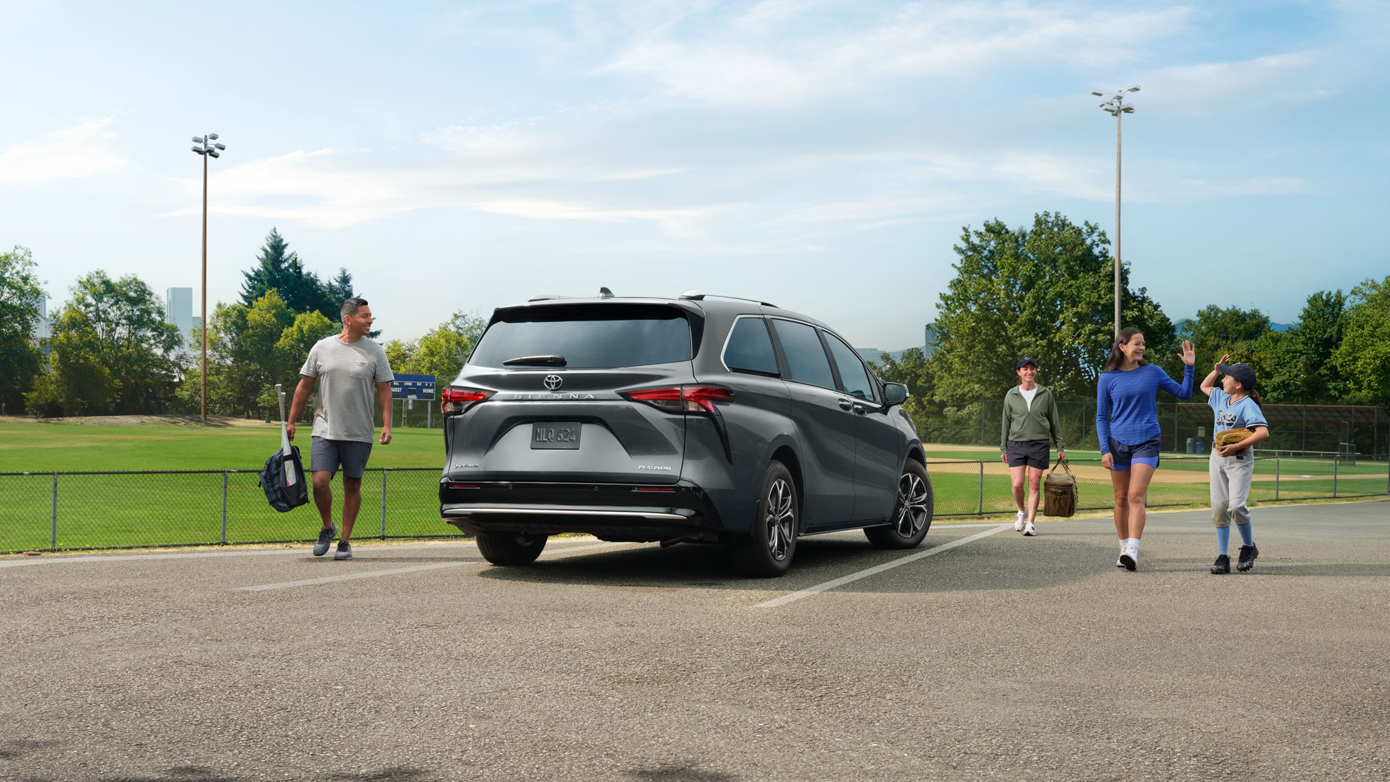 2026 Toyota Sienna with family