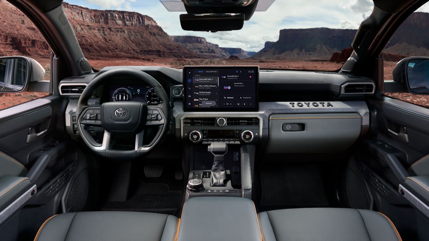 2026 Toyota Tacoma digital instrument cluster and screen