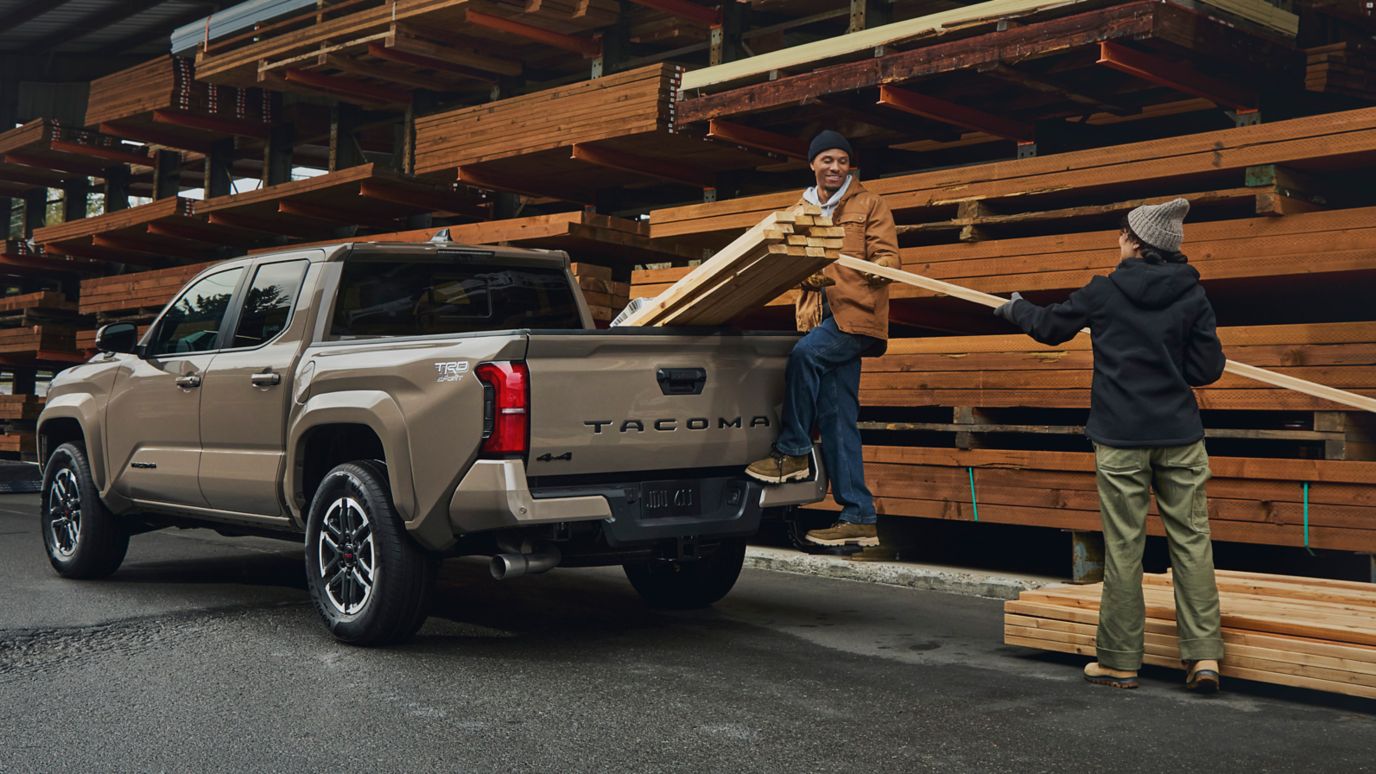 2026 Toyota Tacoma TRD Sport shown in Mudbath with available Premium Package. Options shown.