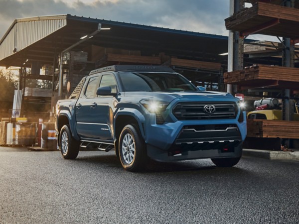 2026 Toyota Tacoma side view in motion