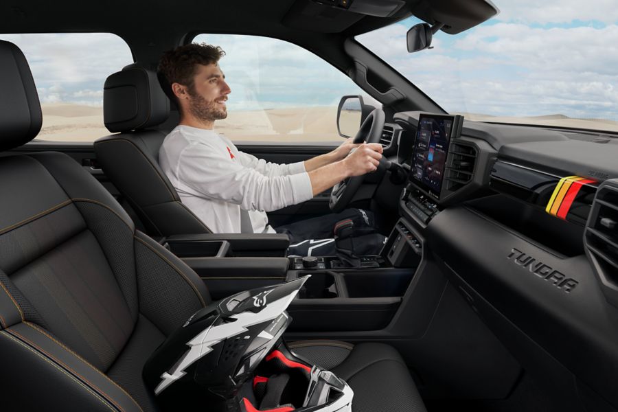 Driving a Toyota Tundra